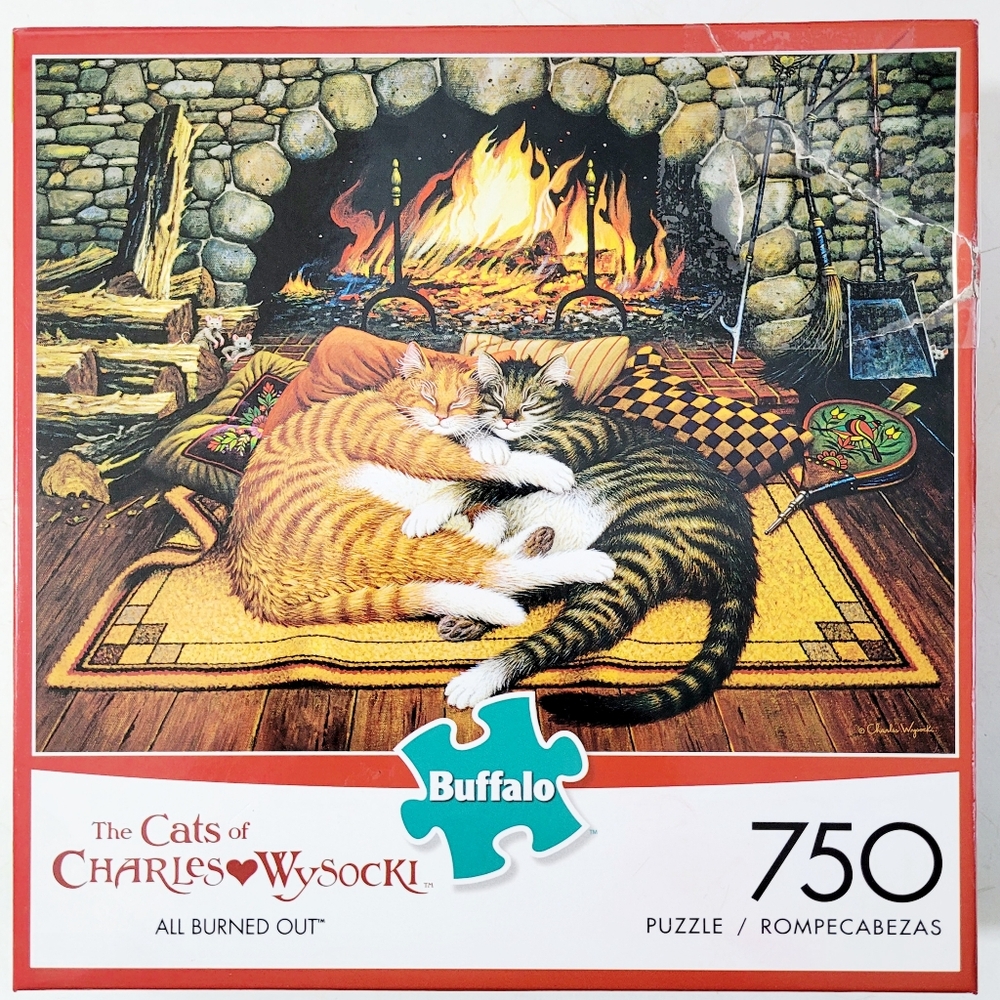 Buffalo Puzzle/Jigsaw "The Cats of Wysocki" All Burned Out  750 Piece